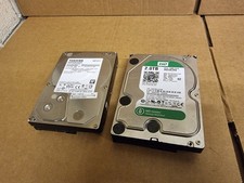 2x 2TB 2000GB 3.5 desktop SATA Hard Drives - Various makes and models. Job lot.