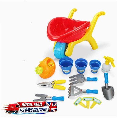 Kids plastic wheelbarrow beach - plastic,