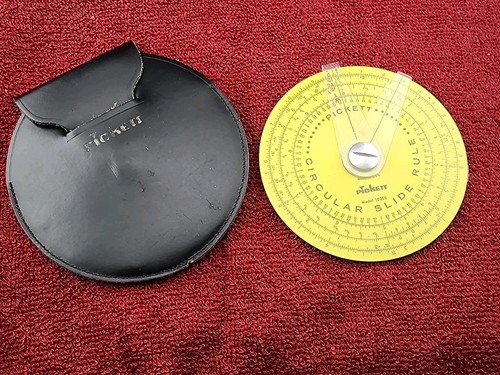 Pickett circular slide rule - circular,