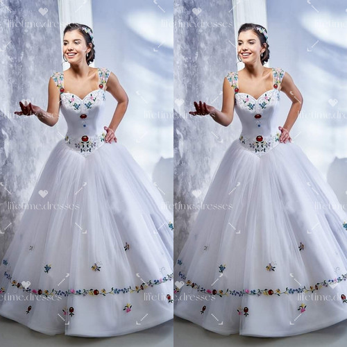 Floral wedding dresses line - dresses,