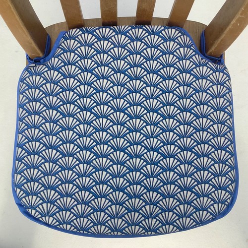 Blue art deco print small - deco,