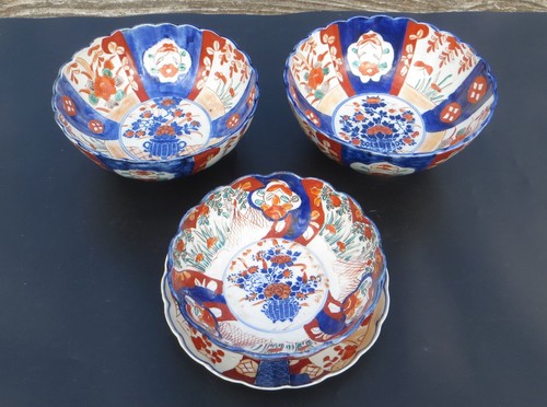 Three vintage antique japanese - three, vintage/antique