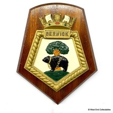 Old HMS Berwick Crest Royal