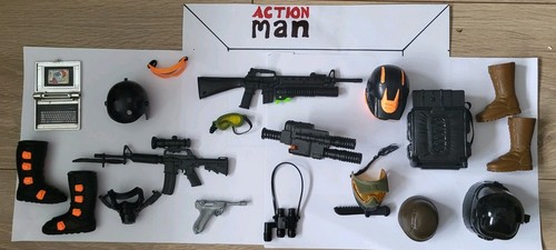 Vintage action man - action, accessories