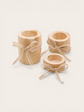 Rustic Wooden Tealight Candle