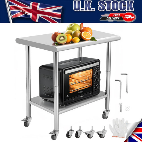 Stainless steel table with - table,