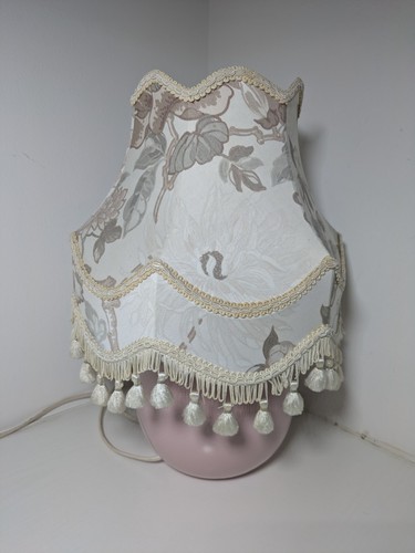 Vintage pink ceramic table - ceramic,