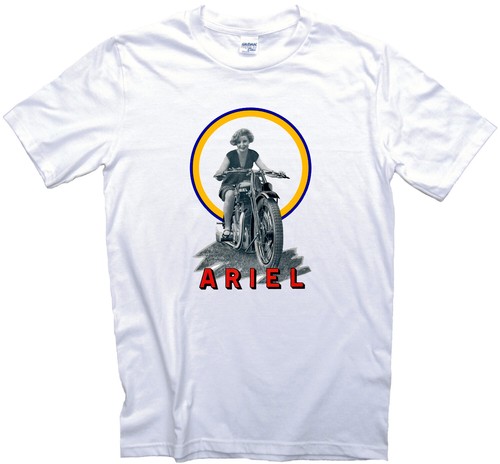 Ariel girl motorcycle shirt - motorcycle, t-shirt