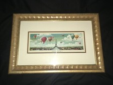 MANUSCRIPT LIMITED ENGLAND - FRAMED PRINT - SERIES 1647- Ballooning London Paris