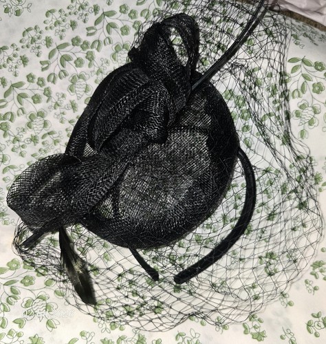 Gorgeous black fascinator hat - fascinator,