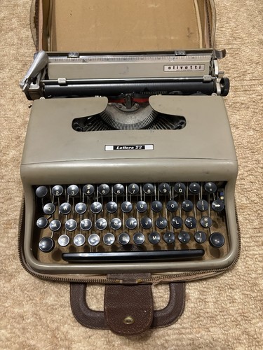 Vintage olivetti lettera - lettera, 22