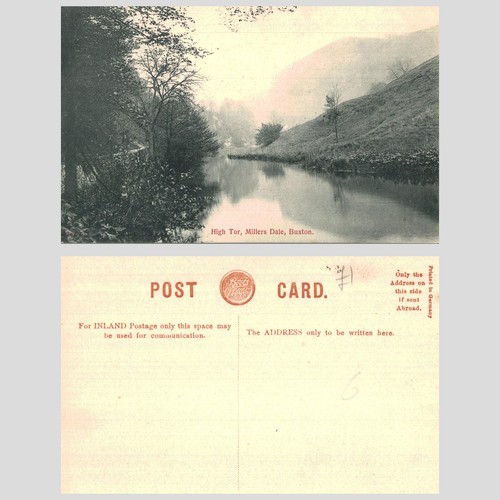 Vintage postcard high tor - vintage,