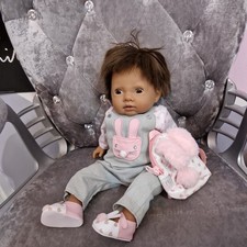 Brown reborn baby doll tiny - reborn,