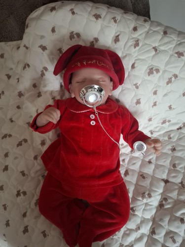 Oil painted reborn doll - painted,