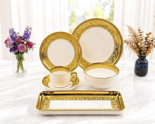 Piece luxury porcelain - 32-piece,