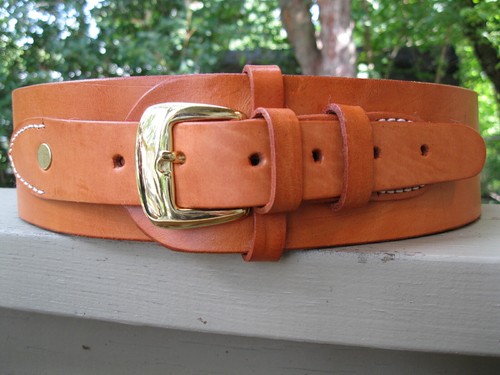Western gun belt natural - western,