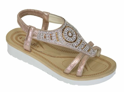Womens ladies low wedge heel - womens,