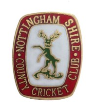 Nottinghamshire County Cricket Club CCC Pin Badge 