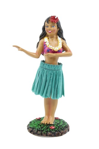 Hawaiian hula lady dancing - hawaiian,
