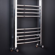 Bathroom Curved Heated Towel