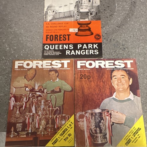 Nottingham forest programme - nottingham,