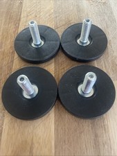 115988 X 4 IKEA BESTA STUVA Feet Legs Adjustable in Black