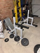 Weight lifting rack and bench