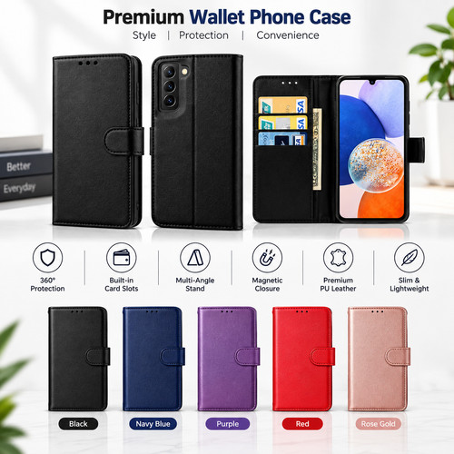 Flip leather case - case, samsung