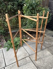 Vintage Wooden Clothes Horse Airer