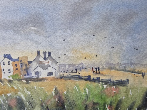 Whitby original watercolour - whitby,