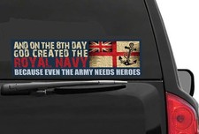 Royal Navy car sticker, Navy