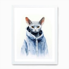 Russian blue cat jedi - cat, a