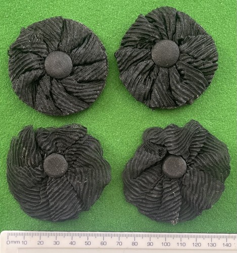 19th century black flower - black,
