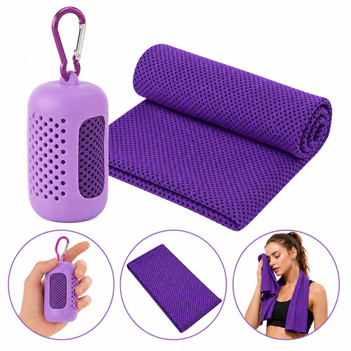 Instant cooling towel ice cold - ice,