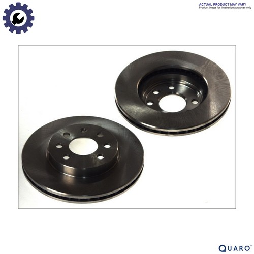 Brake disc qd4370hc for vw - 2x,