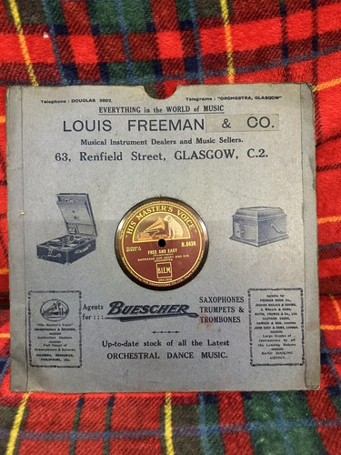 Gramophone shellac record - 78,