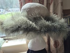 VINTAGE FEATHER COCKTAIL  HAT