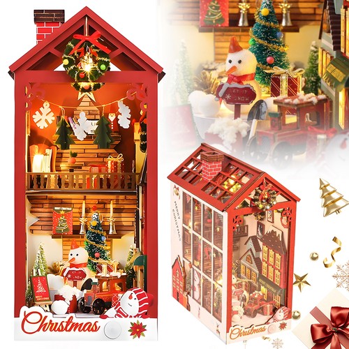 Diy christmas book nook - diy, kit