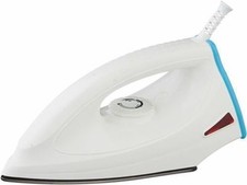 1200W DRY IRON SOLEPLATE INDICATOR LIGHT BLUE ELECTRIC CORD NON STICK IRON NEW