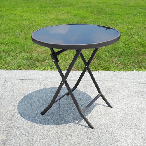 80cm foldable garden table - 80cm,