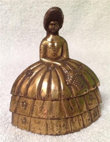 Metal vintage crinoline lady - metal,