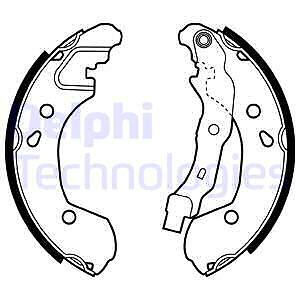 Ls1965 delphi brake - brake, shoe