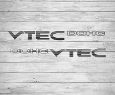 SET of DOHC VTEC  vinyl