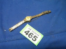 Wristwatch Rotary 9K Hallmarked Gold Case & Strap Ladies unisex service parts