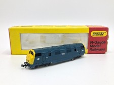 Minitrix Hornby N Gauge - D823 Hermes Warship Class 42 BR Blue Diesel Loco N206