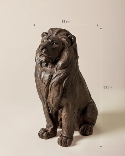 Hugo lion bust brown - lion,