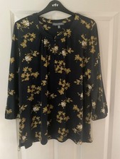 Ladies - Laura Ashley - Top - Navy Blue/Floral - Size 14 - BNWOT