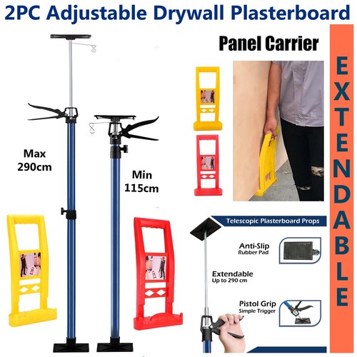 Drywall plasterboard props - 2x,
