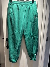 SUPERDRY Womens Tracksuit Trousers Joggers UK 16 green