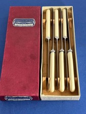 6 BOXED VINTAGE FAUX BONE